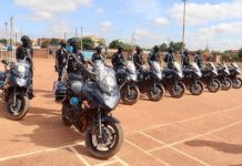 Burkina Lancement de la Brigade Motorisée de Sécurité Burkina Lancement de la Brigade Motorisée de Sécurité