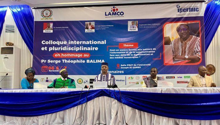 Pr Théophile Balima Honoré Lors d'un Colloque Pr Théophile Balima Honoré Lors d'un Colloque