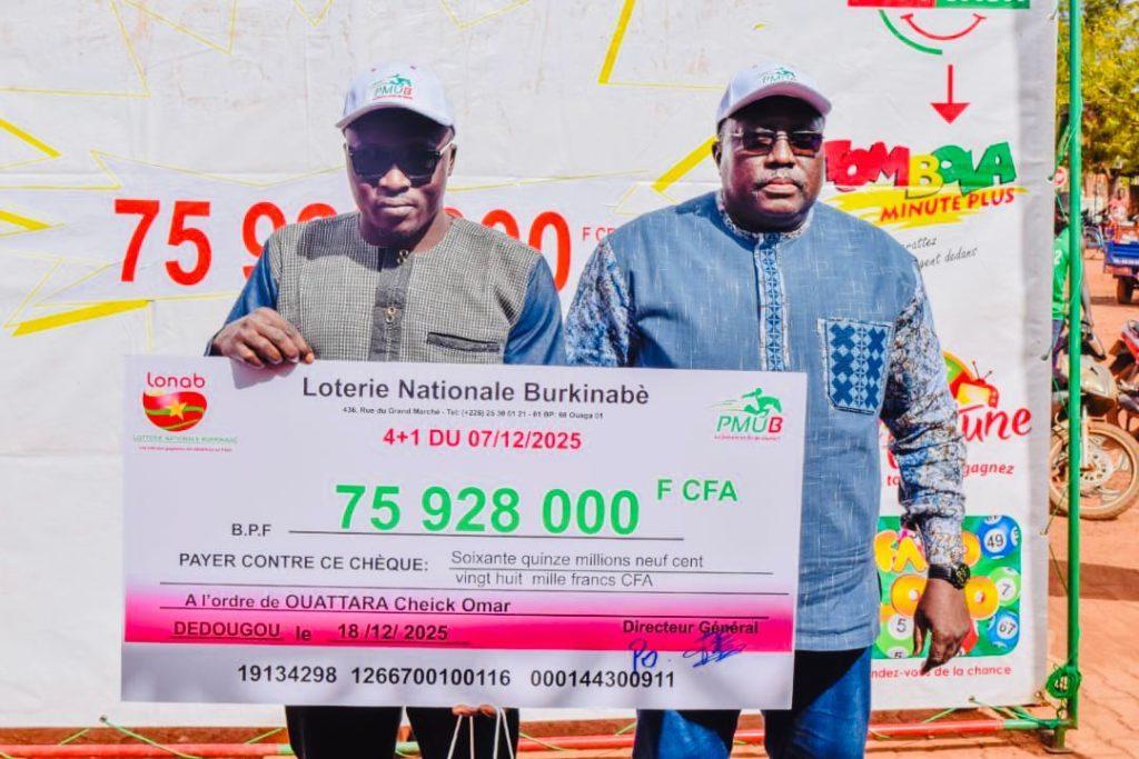 Cheick Omar Ouattara Gagne 75 928 000 F CFA au PMU'B Cheick Omar Ouattara Gagne 75 928 000 F CFA au PMU'B