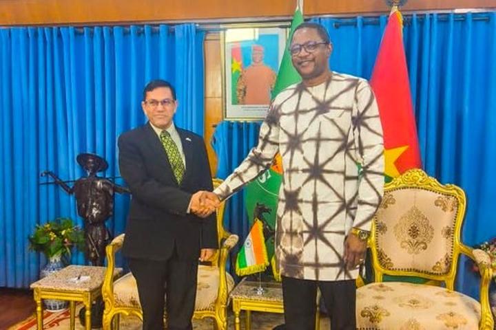 Coopération Burkina Faso-Inde Pour Renforcer Partenariats Coopération Burkina Faso-Inde Pour Renforcer Partenariats