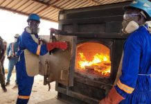 Lutte Contre la Drogue: 3,9 Milliards de F CFA Brûlés Lutte Contre la Drogue: 3,9 Milliards de F CFA Brûlés