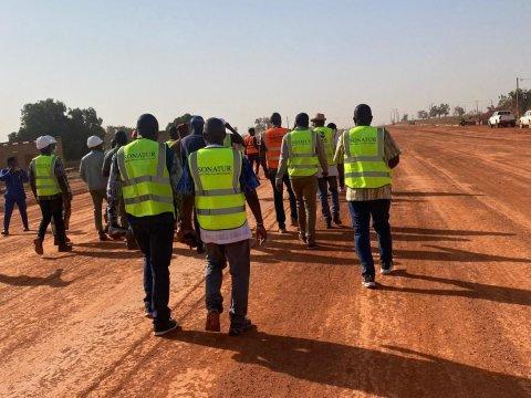 Aménagement urbain : Le ministre de la construction de la patrie sur les chantiers de la SONATUR à Ouagadougou Aménagement urbain : Le ministre de la construction de la patrie sur les chantiers de la SONATUR à Ouagadougou