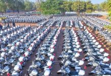 Burkina Remise de 2000 Motos à la Police Nationale Burkina Remise de 2000 Motos à la Police Nationale