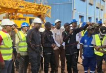 Visite du Ministre de l’Énergie à la Centrale Bobo 2 Visite du Ministre de l'Énergie à la Centrale Bobo 2