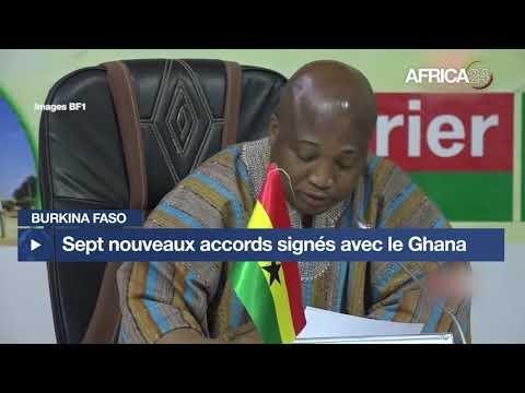 Sept nouveaux accords signés avec le Ghana Sept nouveaux accords signés avec le Ghana