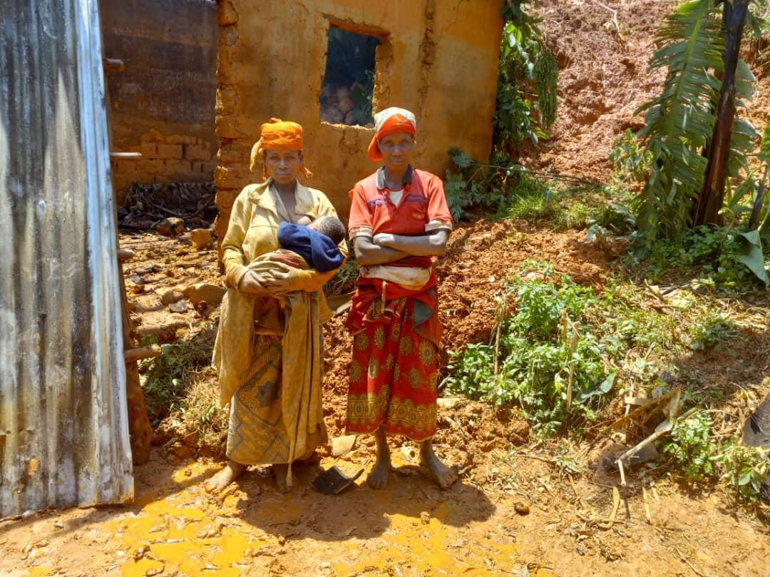 Glissement de terrain avec éboulement à Kibuye, Isale / Bujumbura Glissement de terrain avec éboulement à Kibuye, Isale / Bujumbura