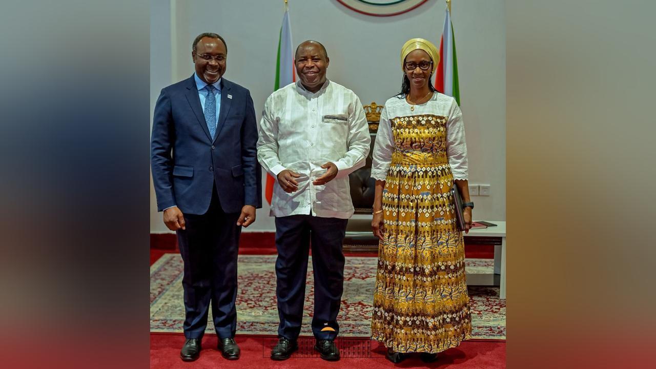 Le Président Evariste Ndayishimiye Reçoit en Audience le Chef des Opérations de la Banque Mondiale au Burundi Le Président Evariste Ndayishimiye Reçoit en Audience le Chef des Opérations de la Banque Mondiale au Burundi