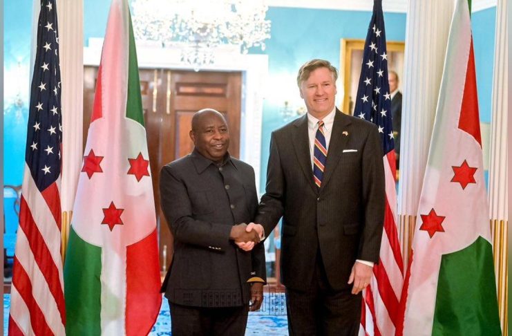 Rencontre Bilatérale du Président Burundais à Washington Rencontre Bilatérale du Président Burundais à Washington