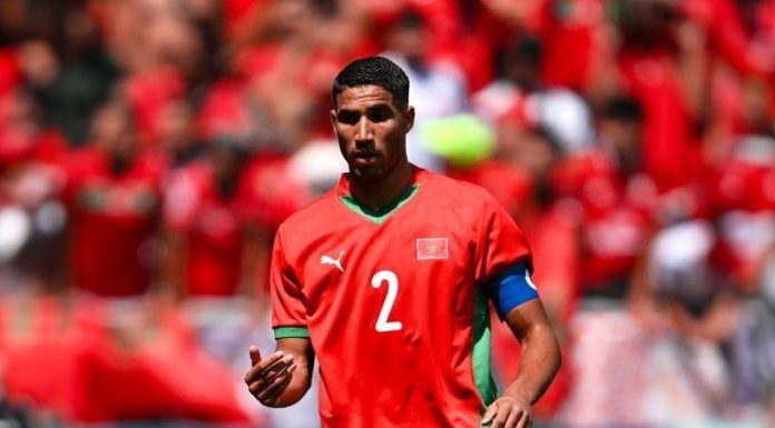 Achraf Hakimi Rejoint Lions de L’Atlas pour CAN 2025 Achraf Hakimi Rejoint Lions de L’Atlas pour CAN 2025