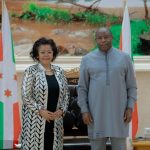 Ndayishimiye Reçoit la Directrice de L’Auda-Nepad Ndayishimiye Reçoit la Directrice de L'Auda-Nepad