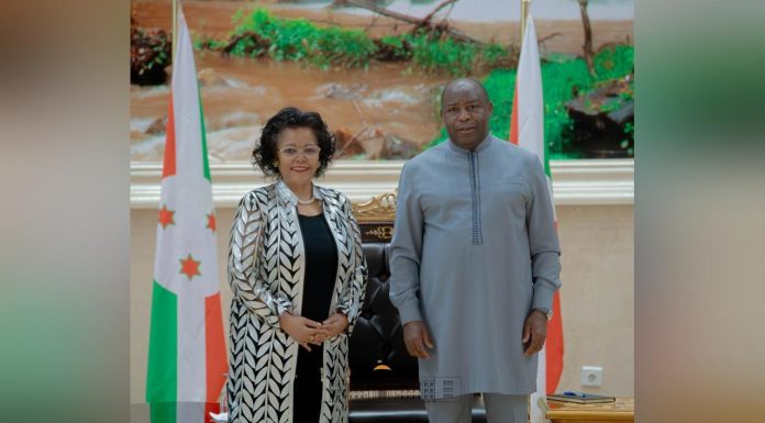 Ndayishimiye Reçoit la Directrice de L’Auda-Nepad Ndayishimiye Reçoit la Directrice de L'Auda-Nepad