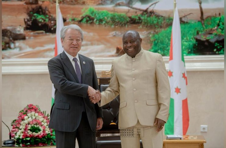 Visite du Président de JICA au Chef de L’État Burundais Visite du Président de JICA au Chef de L'État Burundais