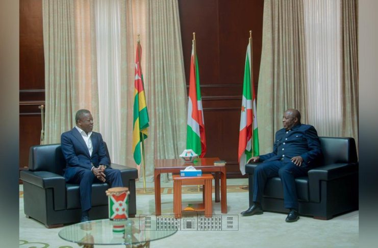Visite du Président Faure Essozimna Gnassingbé au Burundi Visite du Président Faure Essozimna Gnassingbé au Burundi