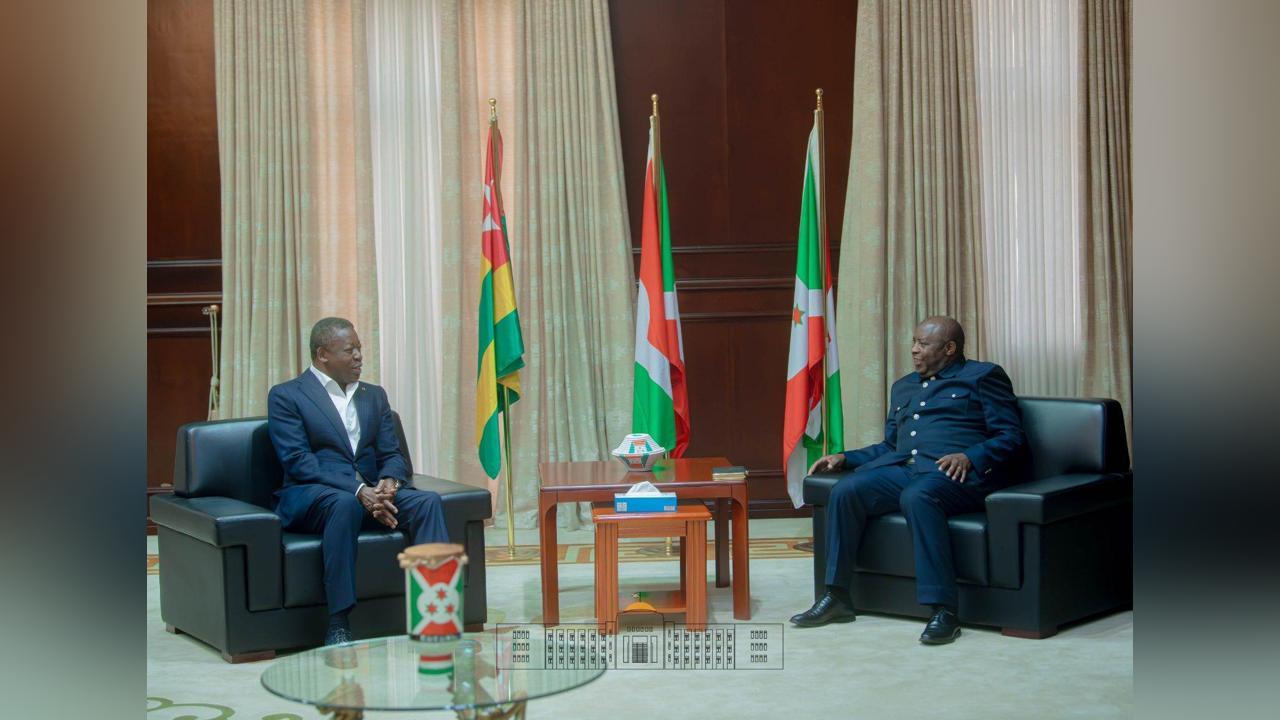 Visite du Président Faure Essozimna Gnassingbé au Burundi Visite du Président Faure Essozimna Gnassingbé au Burundi