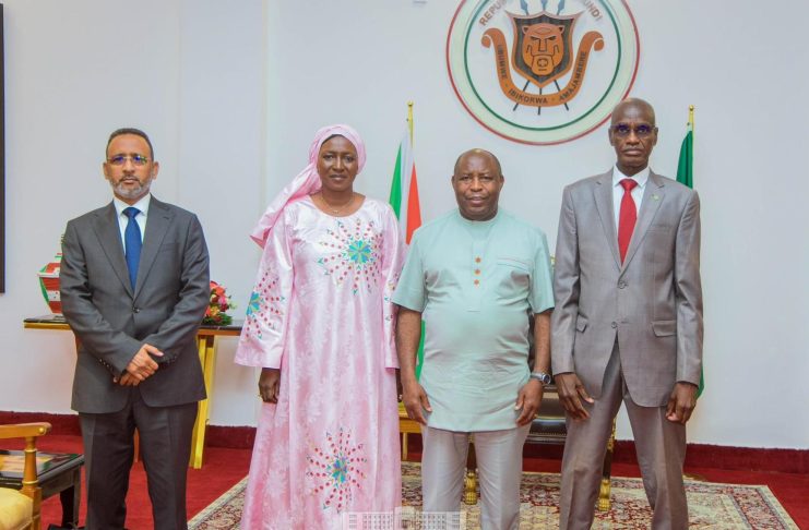 Ndayishimiye Accueille L’Envoyé Spécial Mauritanien Ndayishimiye Accueille L’Envoyé Spécial Mauritanien