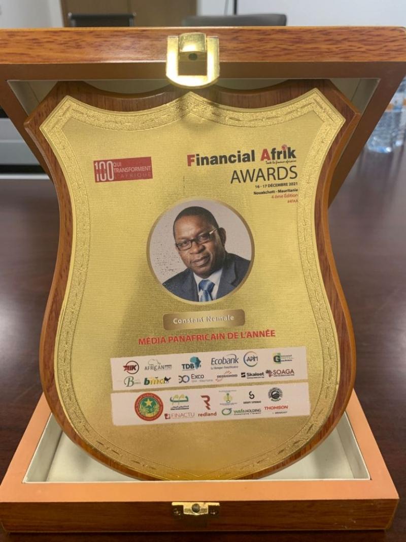 Consécration: AFRICA 24, la télévision fondée par le Camerounais Constant Nemale, élue meilleur média d’Afrique en 2021 Consécration: AFRICA 24, la télévision fondée par le Camerounais Constant Nemale, élue meilleur média d’Afrique en 2021