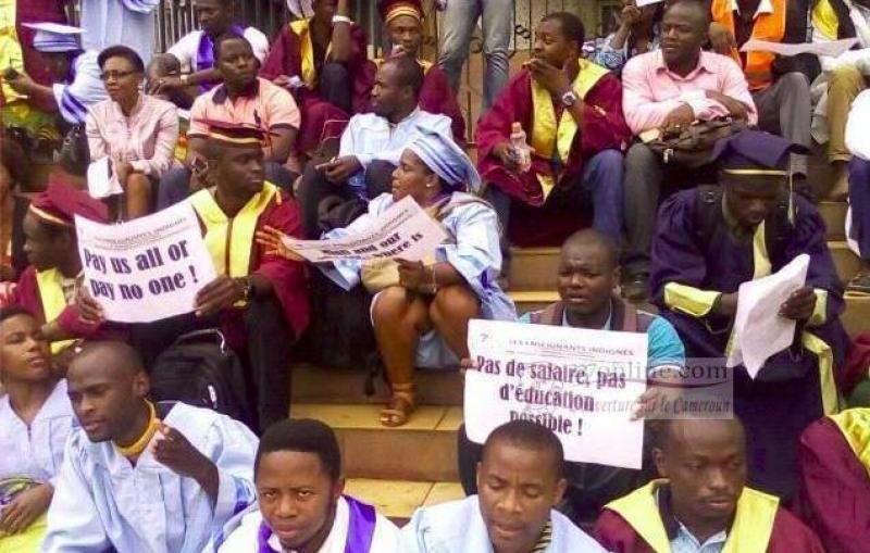 Rattrapage des cours : Le Collectif des enseignants « On a Trop Supporté » dit « Non » à la ministre des enseignements secondaires Nalova Lyonga Rattrapage des cours : Le Collectif des enseignants « On a Trop Supporté » dit « Non » à la ministre des enseignements secondaires Nalova Lyonga