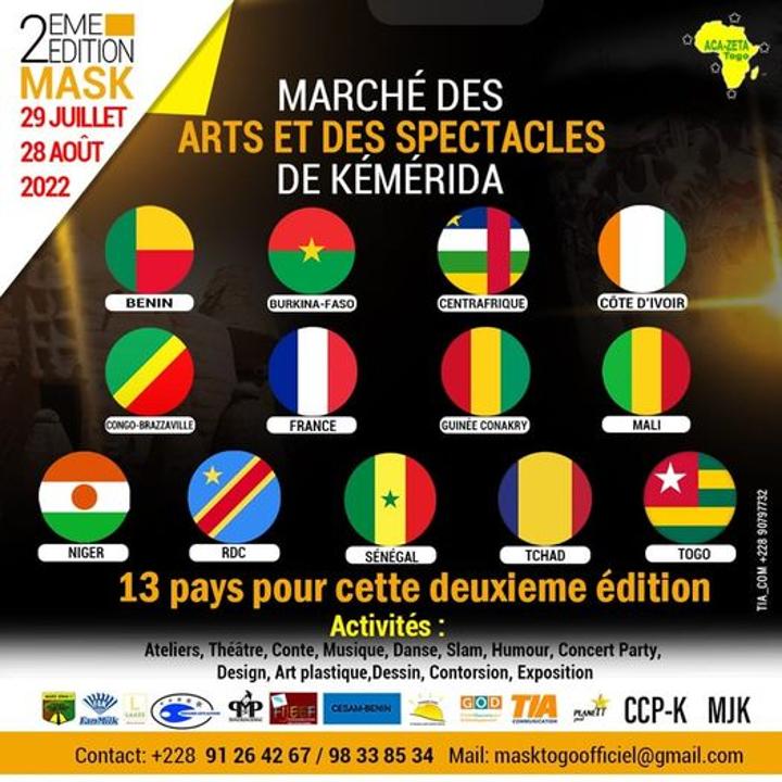 Marché des arts et des spectacles : le Mask Togo accueille des arts de différents pays
