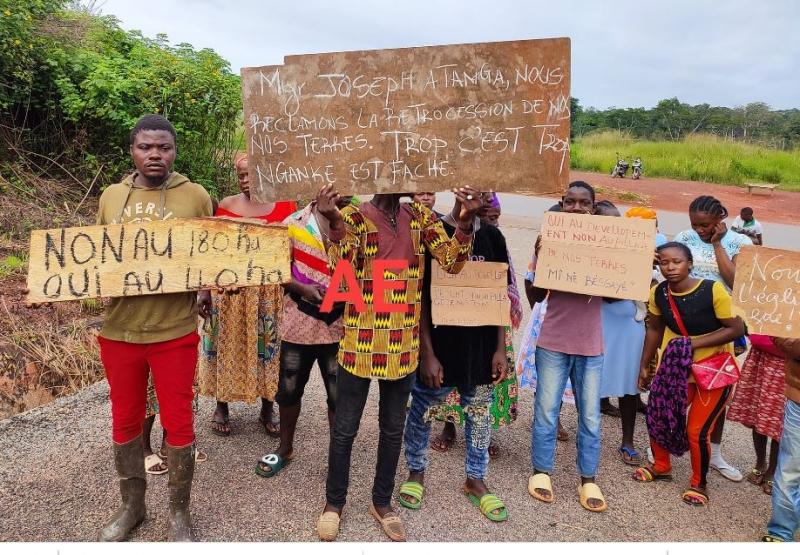 Conflit foncier: L’Evêque de Bertoua, Mr Joseph Atanga, accusé d’accaparement des terres au village Nganké à l’Est (vidéo) Conflit foncier: L’Evêque de Bertoua, Mr Joseph Atanga, accusé d’accaparement des terres au village Nganké à l’Est (vidéo)