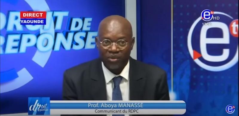 Réception d’Atangana Kouna à Etoudi/ Pr Aboya Manassé (RDPC: «Rien n’interdit au président de la République de recevoir qui il veut, comme il veut» Réception d’Atangana Kouna à Etoudi/ Pr Aboya Manassé (RDPC: «Rien n’interdit au président de la République de recevoir qui il veut, comme il veut»