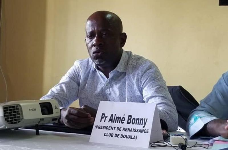 Football: Le Pr Aimé Bonny, président de Renaissance de Douala, dénonce un complot tribaliste contre son club Football: Le Pr Aimé Bonny, président de Renaissance de Douala, dénonce un complot tribaliste contre son club
