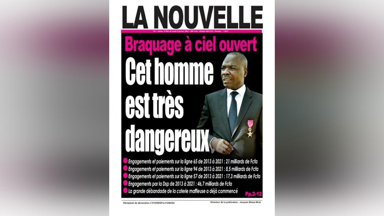 Cameroun : Jean Pierre Amougou Belinga fait convoquer le journaliste Jacques Blaise Mvié à la police judiciaire. Cameroun : Jean Pierre Amougou Belinga fait convoquer le journaliste Jacques Blaise Mvié à la police judiciaire.