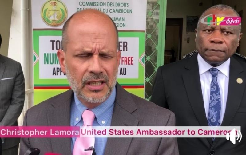 Crise anglophone : L’Ambassadeur des Etats-Unis parle des américains d’origine camerounaise condamnés pour leur soutien aux sécessionnistes. Crise anglophone : L’Ambassadeur des Etats-Unis parle des américains d’origine camerounaise condamnés pour leur soutien aux sécessionnistes.
