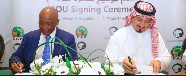 La Caf et la Fédération Saoudienne de football en totale symbiose La Caf et la Fédération Saoudienne de football en totale symbiose