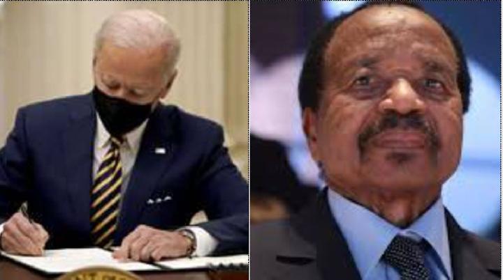 Paul Biya envoie un important message à Joe Biden Paul Biya envoie un important message à Joe Biden