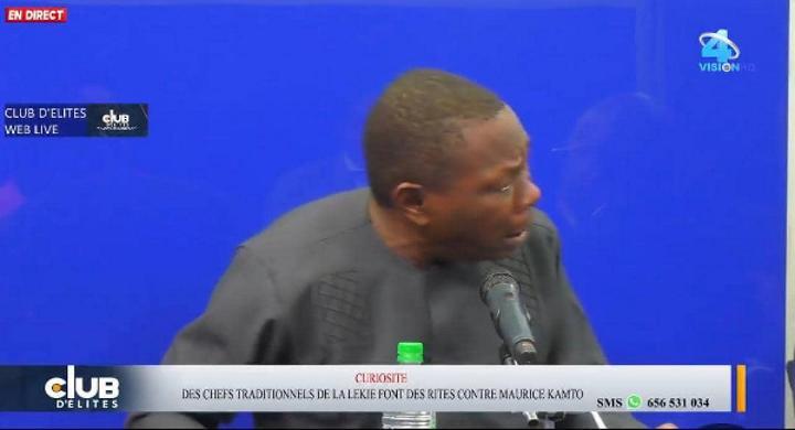 'J'apprécie l'action des chefs de la Lekié': Atangana met le feu sur le plateau de Vision4 'J'apprécie l'action des chefs de la Lekié': Atangana met le feu sur le plateau de Vision4