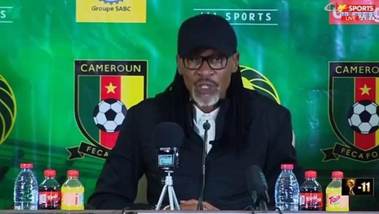 Lions indomptables : Rigobert Song explique l’absence de Choupo Moting parmi les 27 sélectionnés pour la CAN 2023 Lions indomptables : Rigobert Song explique l’absence de Choupo Moting parmi les 27 sélectionnés pour la CAN 2023