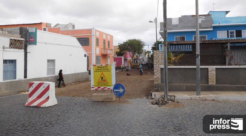 Sal Island: Construction work of the Toy Pedro pedestrian street started Monday