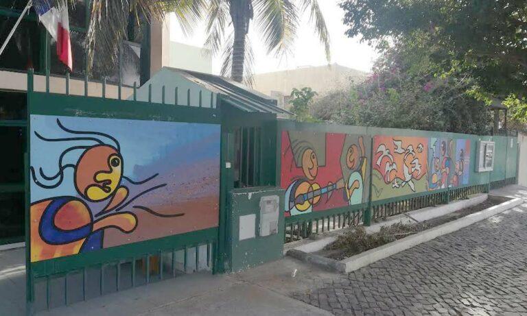 Praia: Mural of painting by Tutu Sousa and students of the French school “Les Alizés” inaugurated this Monday Praia: Mural of painting by Tutu Sousa and students of the French school “Les Alizés” inaugurated this Monday