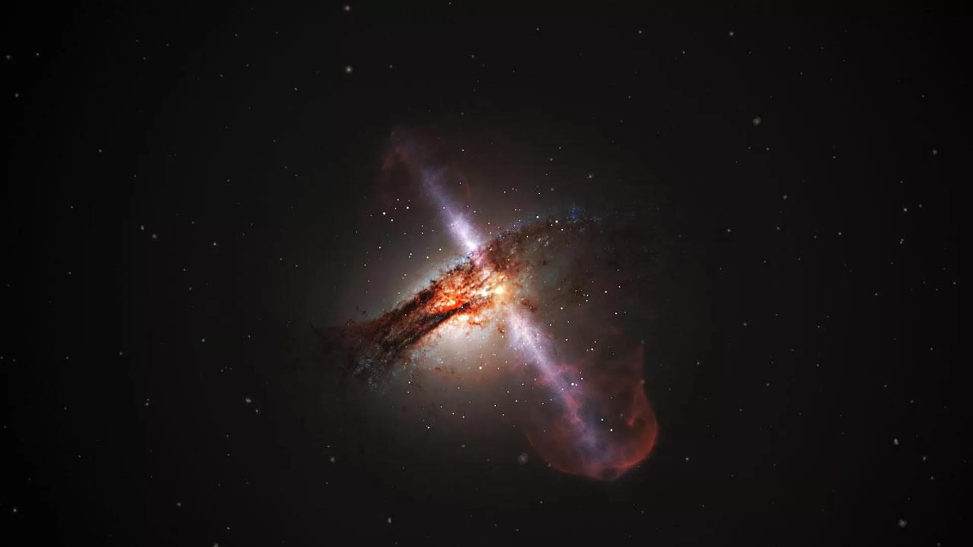 Scientists Discover Matter Jet From Black Hole 50 Times Bigger Than Its Galaxy Scientists Discover Matter Jet From Black Hole 50 Times Bigger Than Its Galaxy