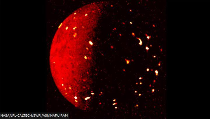 Io volcano world comes into view of Juno probe Io volcano world comes into view of Juno probe