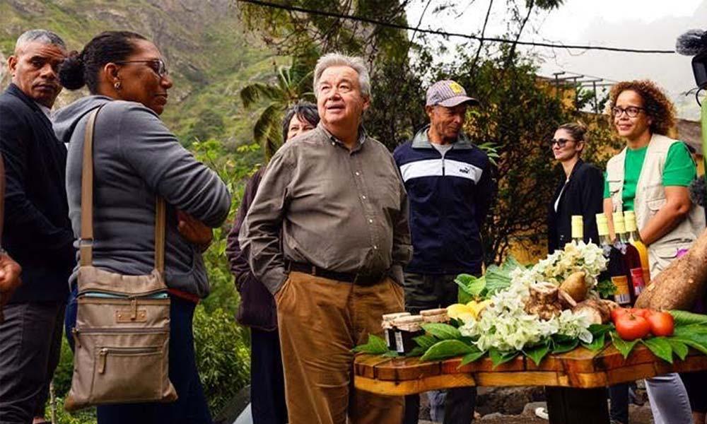 Santo Antão: Guterres sees agricultural resilience in Vale do Paul after years of drought Santo Antão: Guterres sees agricultural resilience in Vale do Paul after years of drought