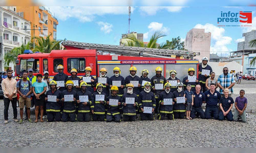 Firefighters trained in firefighting, search and rescue Cape Verde