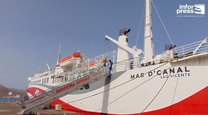 Naviera Armas Cabo Verde is working with authorities to decide on a new cargo tariff for the São Vicente/Santo Antão line Naviera Armas Cabo Verde is working with authorities to decide on a new cargo tariff for the São Vicente/Santo Antão line
