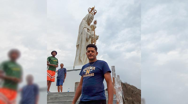 Santo Antão: Author of the statue of Our Lady of the Rosary stands out in the making of sculptures and statues Santo Antão: Author of the statue of Our Lady of the Rosary stands out in the making of sculptures and statues