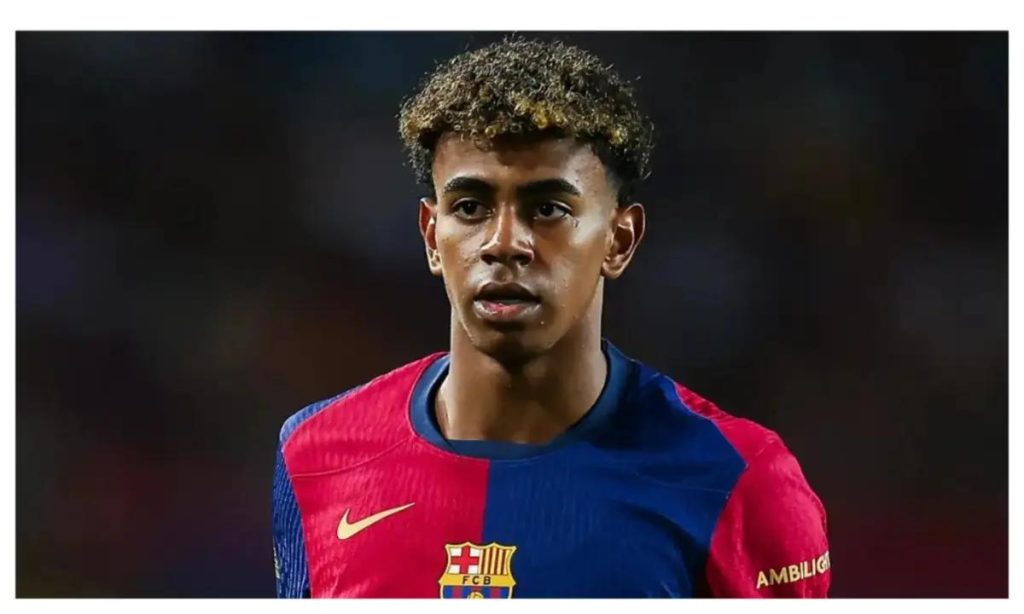 Lamine Yamal in action, showcasing skills that have drawn comparisons to top footballers, much like Jackie Chan's enduring legacy in martial arts and cinema