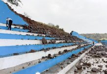 Heavy Rains Damage Stands at Kizomba Stadium São Miguel Heavy Rains Damage Stands at Kizomba Stadium São Miguel