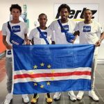 Emicela Team Cabo Verde Depart Foz Côa Short Three Athletes Emicela Team Cabo Verde Depart Foz Côa Short Three Athletes