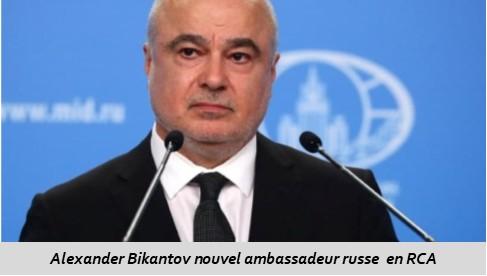 Diplomatie, Un nouvel ambassadeur de la Russie pour la RCA