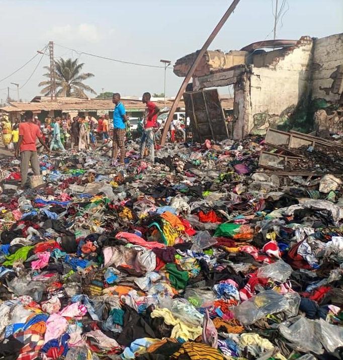 Bangui : les commerçants victimes de l’incendie du 17 février au Pk5 appellent à l’aide Bangui : les commerçants victimes de l’incendie du 17 février au Pk5 appellent à l’aide