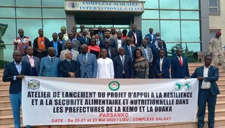 lancement du projet d’appui à la résilience et la sécurité alimentaire et nutritionnelle dans la Kemo et la Ouaka lancement du projet d’appui à la résilience et la sécurité alimentaire et nutritionnelle dans la Kemo et la Ouaka