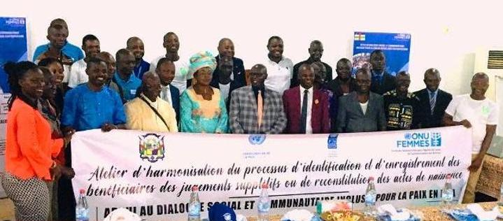 l’ONU-Femme lance l’harmonisation d’identification des femmes en âge de voter et des personnes déplacées l’ONU-Femme lance l’harmonisation d’identification des femmes en âge de voter et des personnes déplacées