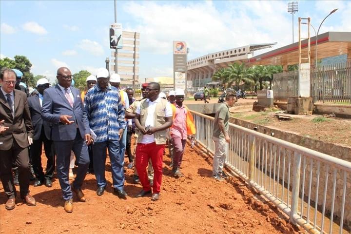Construction du collecteur aviation à Bangui : des avancées notables qui ne sonnent pas la fin des travaux Construction du collecteur aviation à Bangui : des avancées notables qui ne sonnent pas la fin des travaux