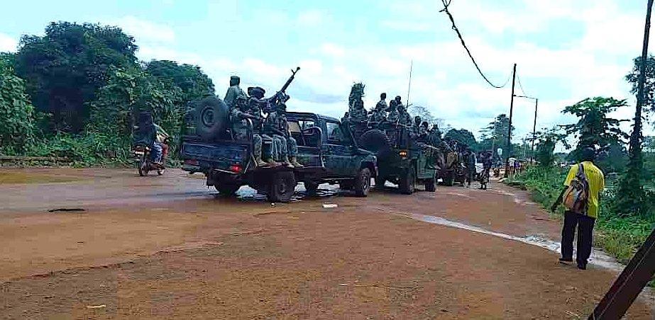 des patrouilles conjointes garde présidentielle et Russes dans les périphéries de Bangui