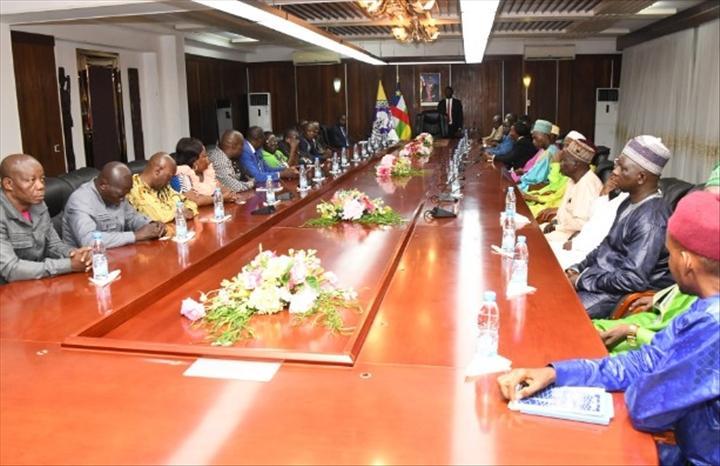 Les préfets centrafricains reçus au palais de la renaissance Les préfets centrafricains reçus au palais de la renaissance