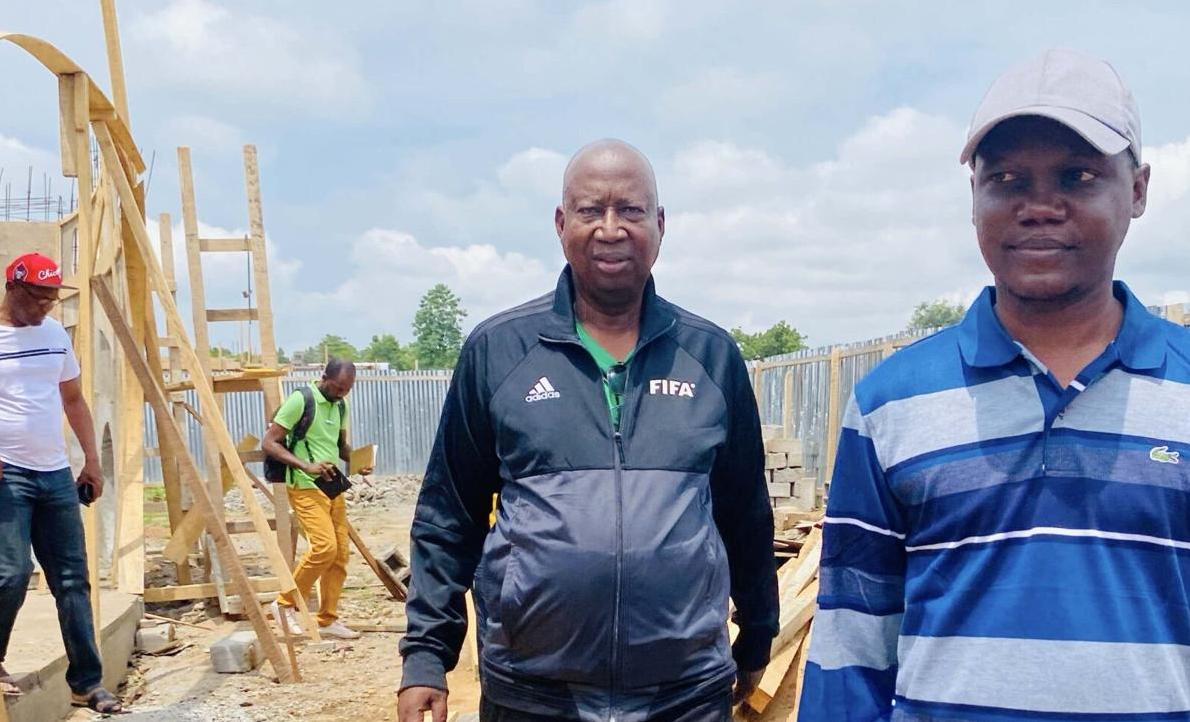 les travaux de construction du centre technique féminin Faustin Archange Touadera avancent à grand pas les travaux de construction du centre technique féminin Faustin Archange Touadera avancent à grand pas
